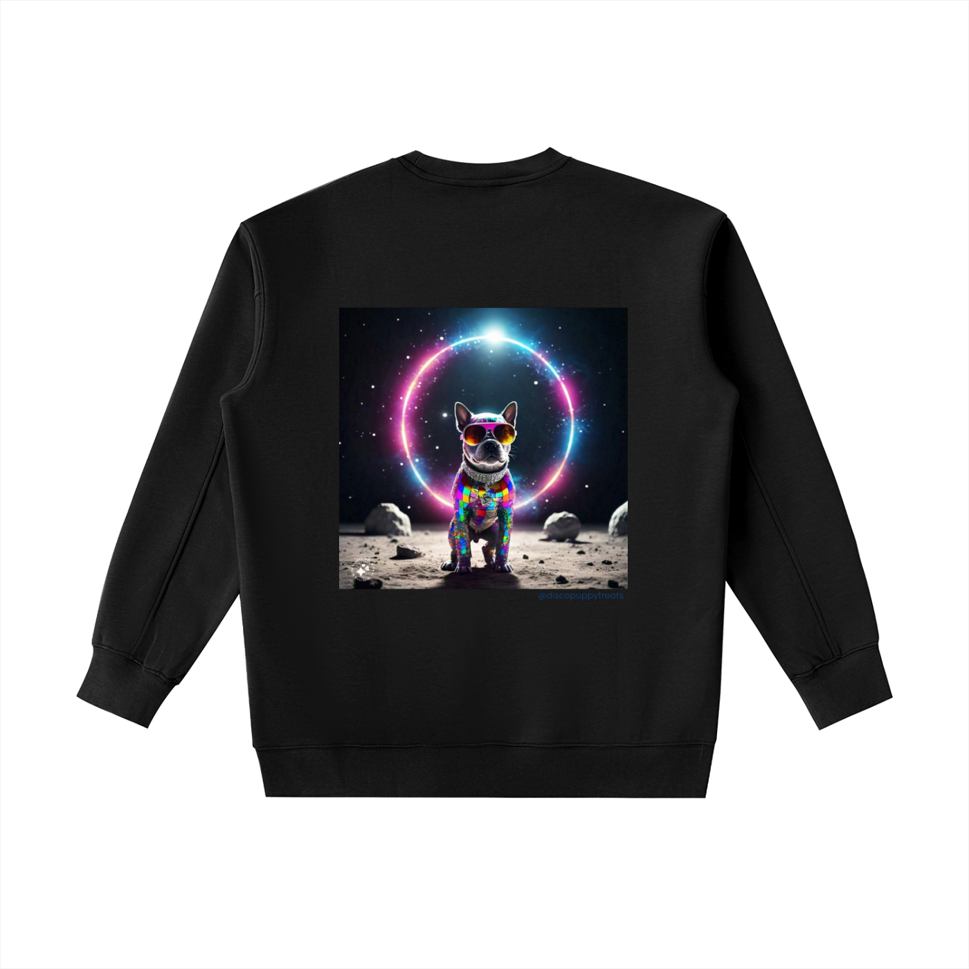 Disco Puppy Treats Moon Patrol Heavyweight Crewneck Sweatshirt