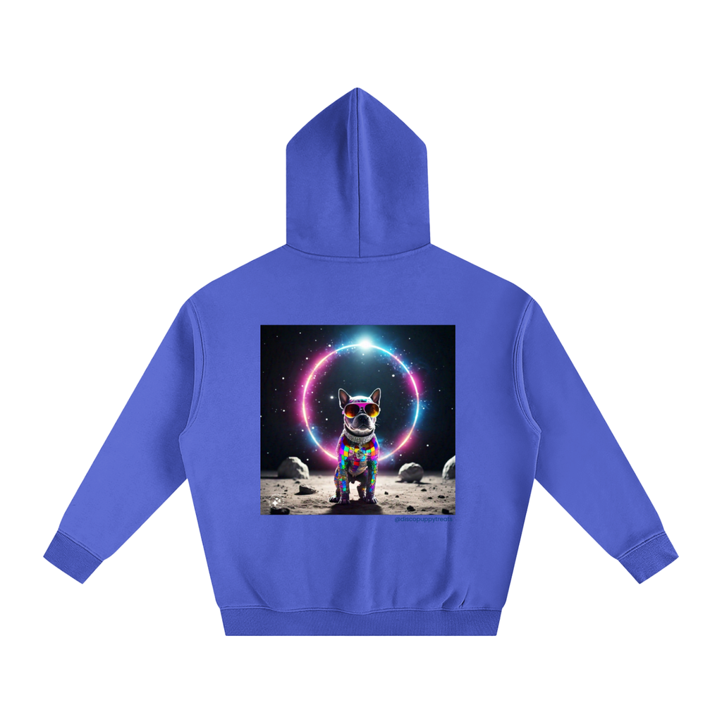 Disco Frenchie Moon Patrol Fleeced Hoodie
