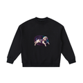 Disco Puppy Chillax Fleece Kids' Crewneck Sweatshirt