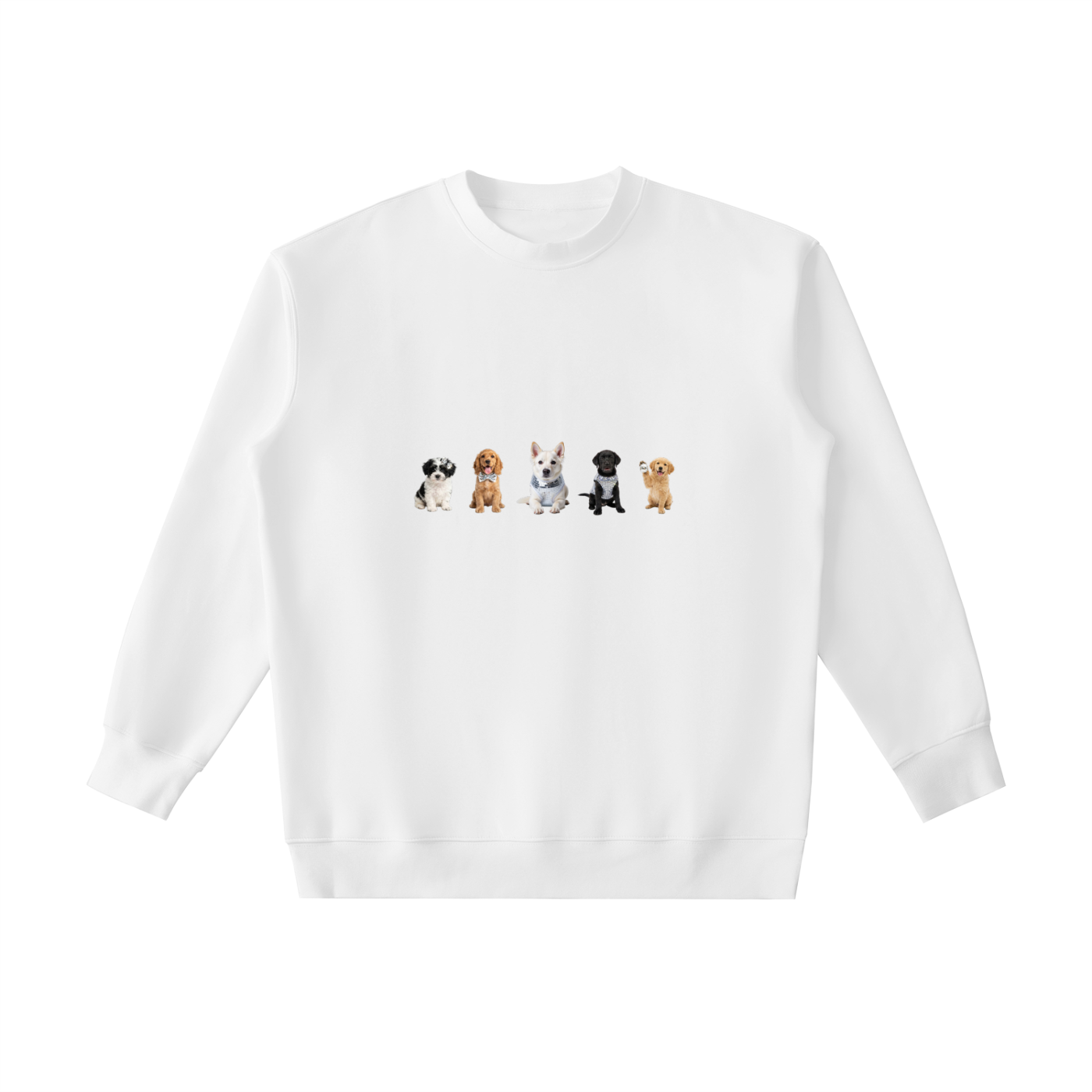 Disco Puppy Line-Up Heavyweight Crewneck Sweatshirt