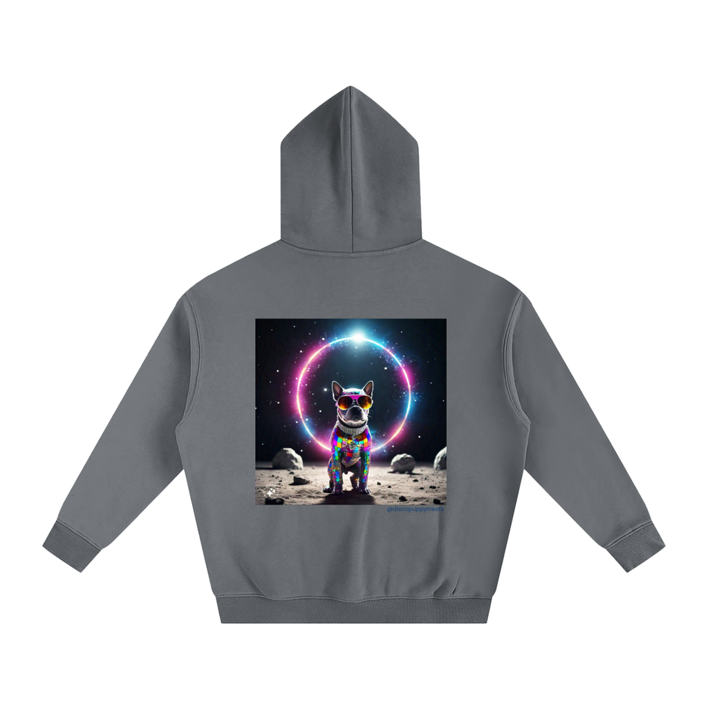 Disco Frenchie Moon Patrol Fleeced Hoodie