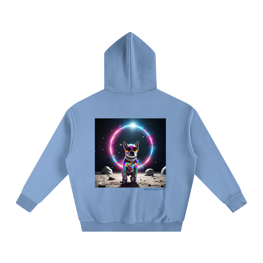 Disco Frenchie Moon Patrol Fleeced Hoodie