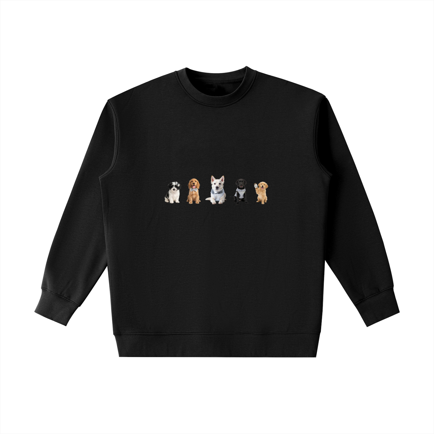 Disco Puppy Line-Up Heavyweight Crewneck Sweatshirt