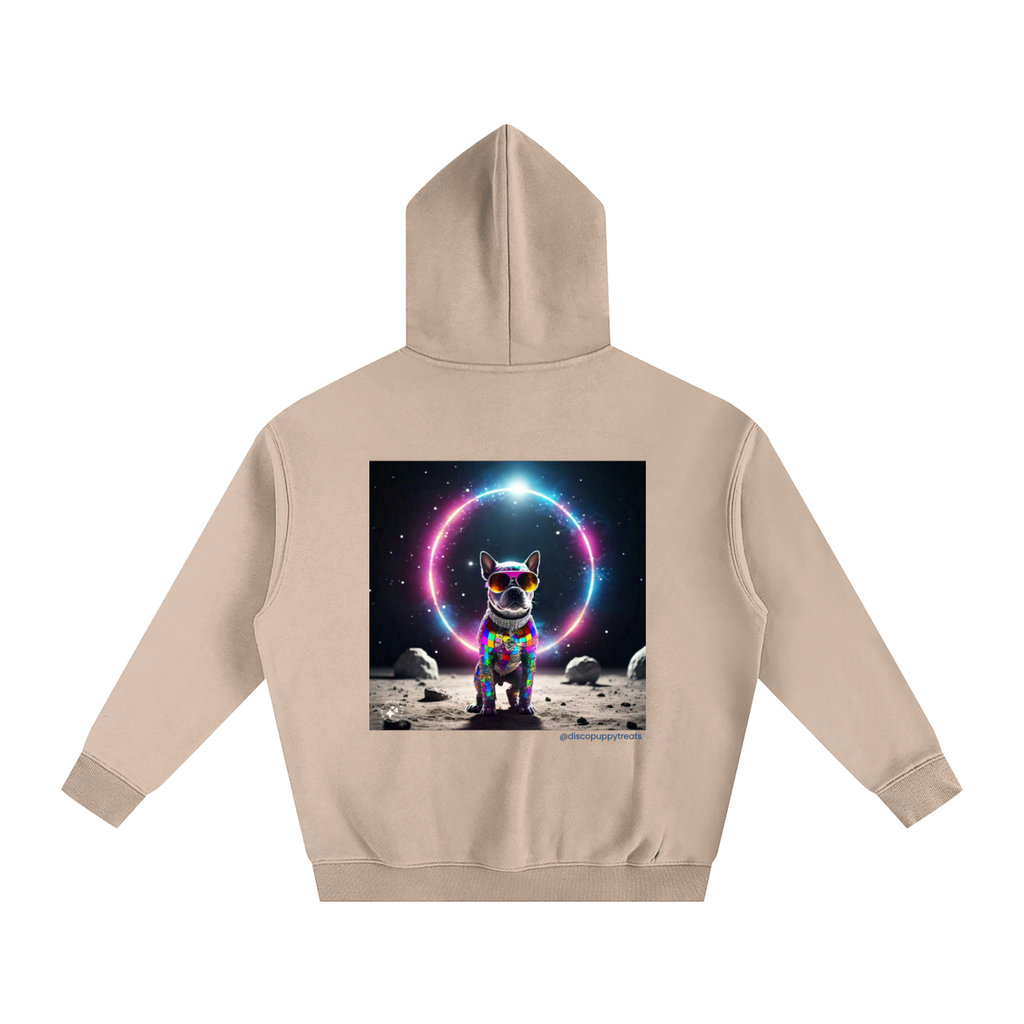 Disco Frenchie Moon Patrol Fleeced Hoodie