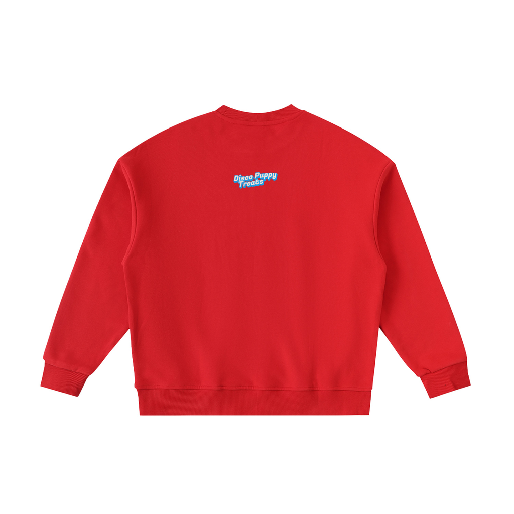 Disco Puppy Chillax Fleece Kids' Crewneck Sweatshirt