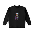 Disco Puppy Fluro Frenchie Heavyweight Crewneck Sweatshirt