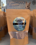 Single-ingredient dehydrated chicken breast natural dog treat by Disco Puppy Treats