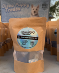 Single-ingredient dehydrated chicken necks natural dog treat by Disco Puppy Treats