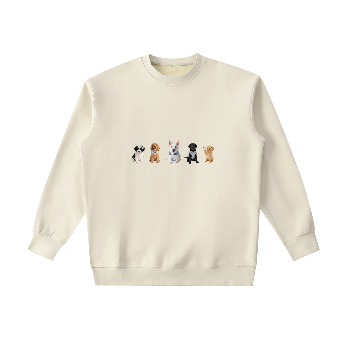 Disco Puppy Line-Up Heavyweight Crewneck Sweatshirt