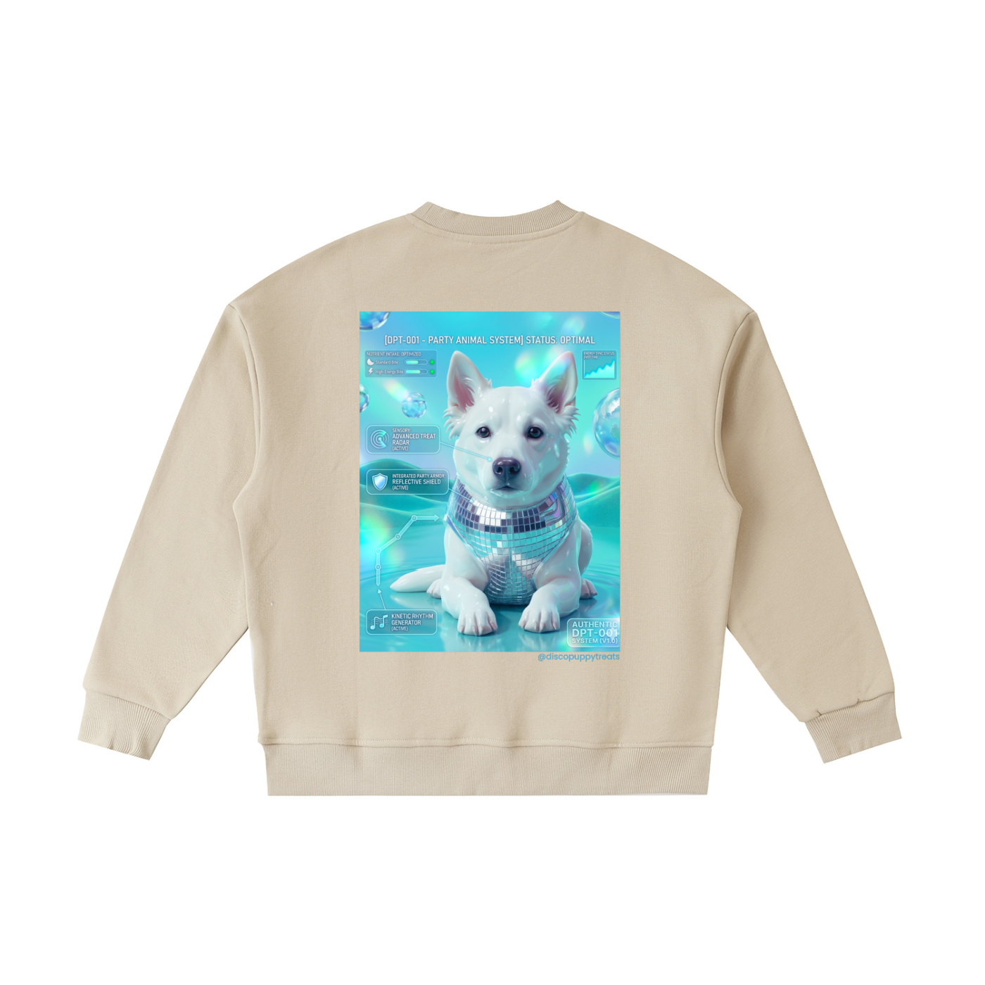 Disco Puppy Treats Frutiger Aero Kids' Sweatshirt