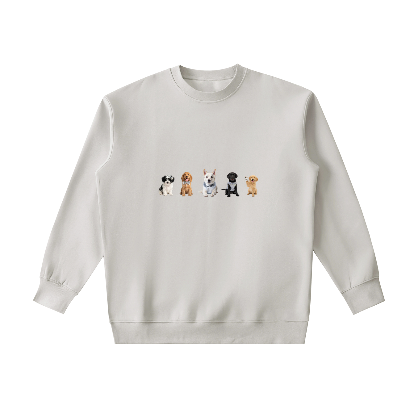 Disco Puppy Line-Up Heavyweight Crewneck Sweatshirt