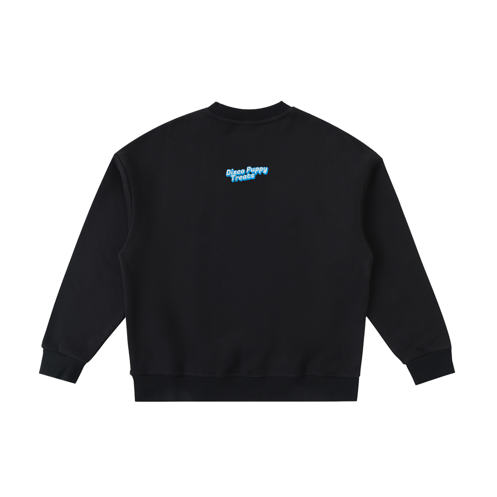 Disco Puppy Chillax Fleece Kids' Crewneck Sweatshirt