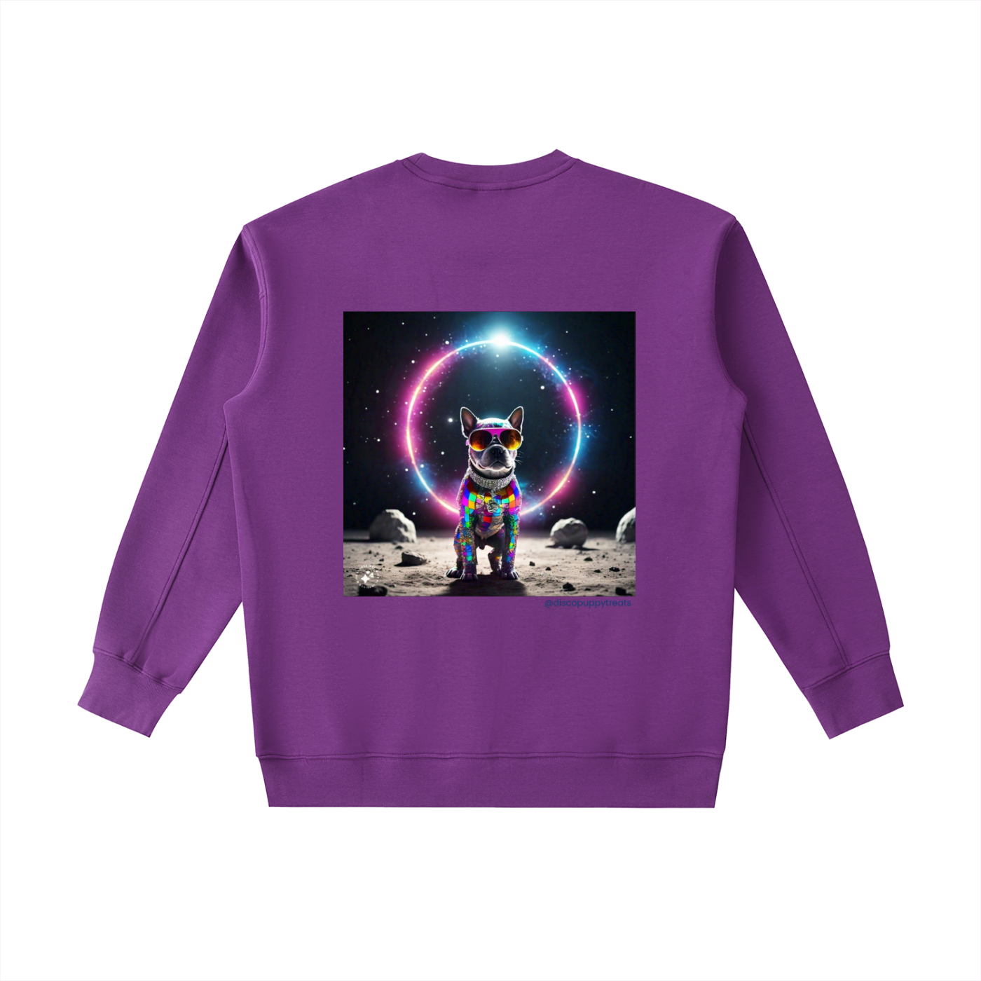 Disco Puppy Treats Moon Patrol Heavyweight Crewneck Sweatshirt