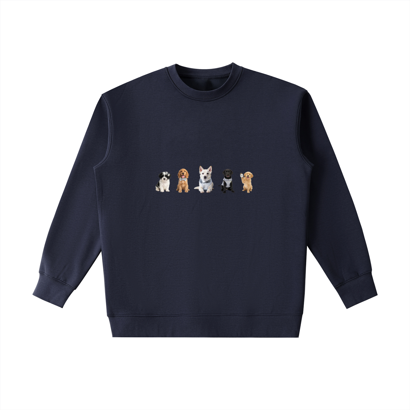 Disco Puppy Line-Up Heavyweight Crewneck Sweatshirt